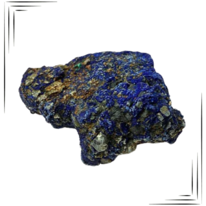 Photo d'une Azurite Brut sur fond blanc